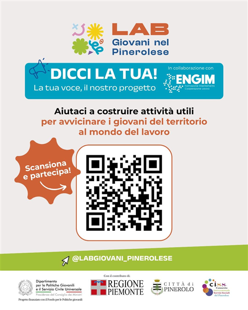 LAB giovani nel Pinerolese