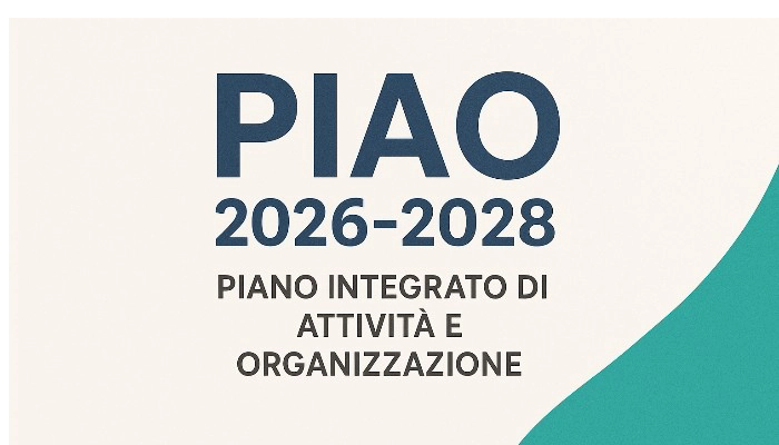 Avviso pubblico - Interpello stakeholder PIAO 2026-2028