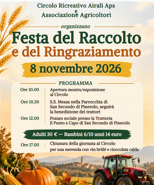 Festa del Raccolto e del Ringraziamento
