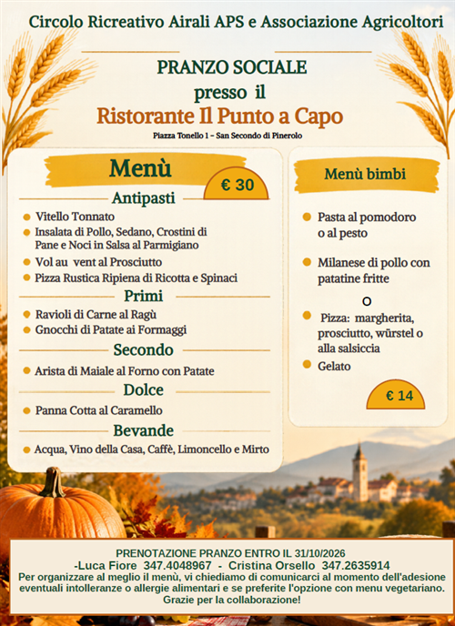 Festa del Raccolto e del Ringraziamento