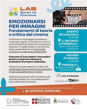 Emozionarsi per immagini: laboratorio di teoria e critica del cinema