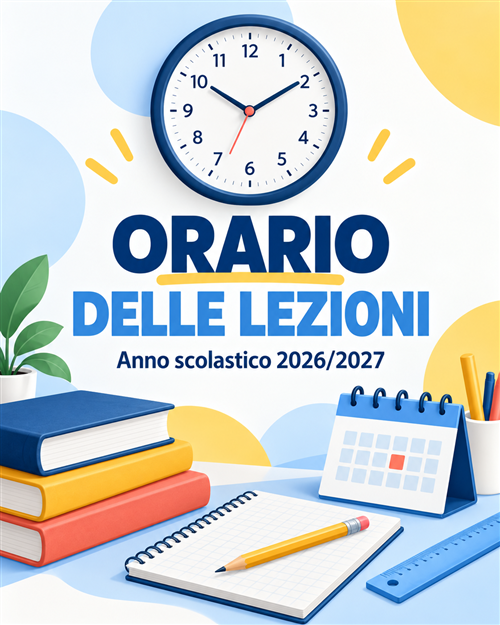 Orario definitivo delle lezioni a.s. 2026/2027