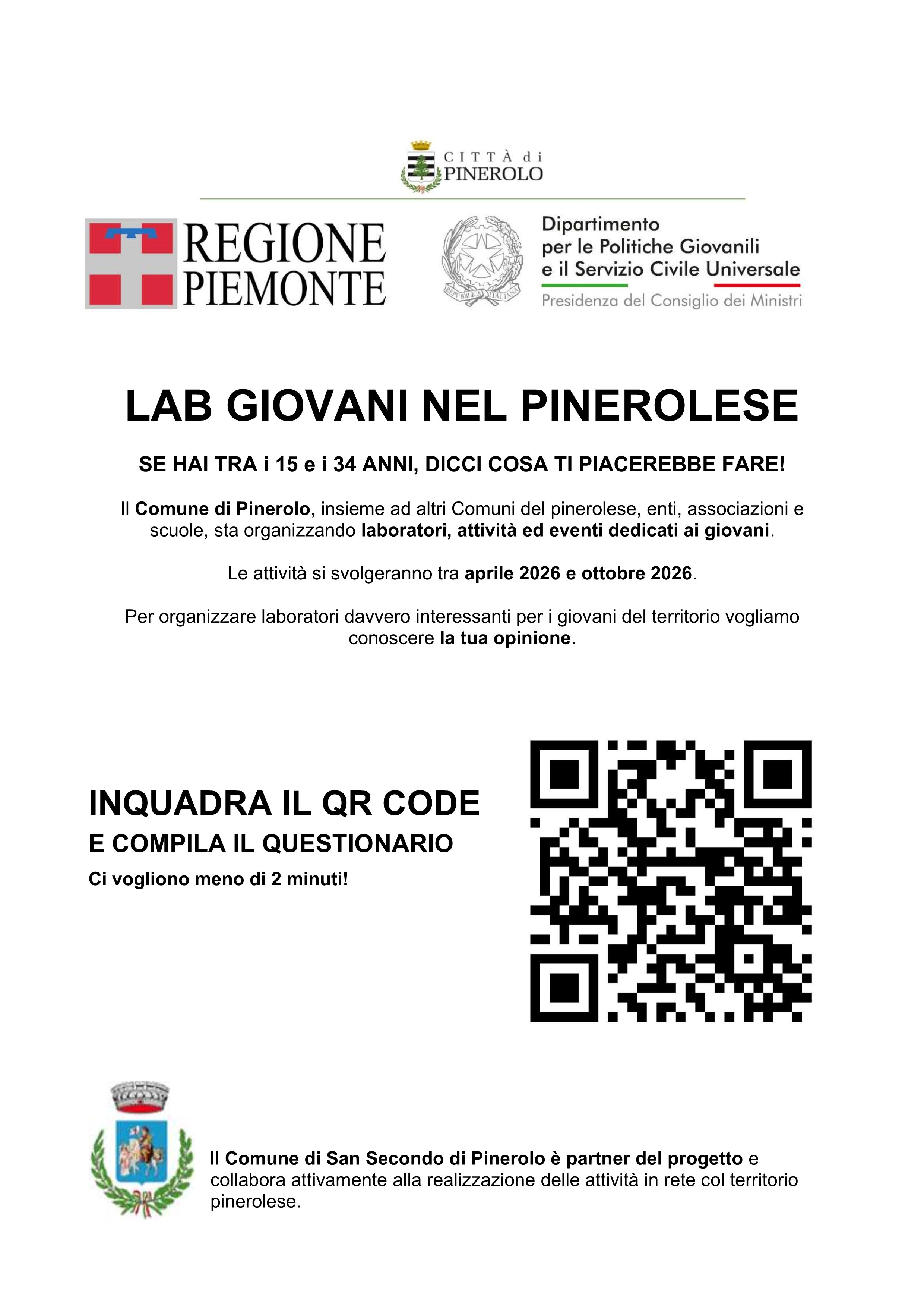 Lab Giovani nel Pinerolese